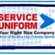 Custom Logos with Service Uniform